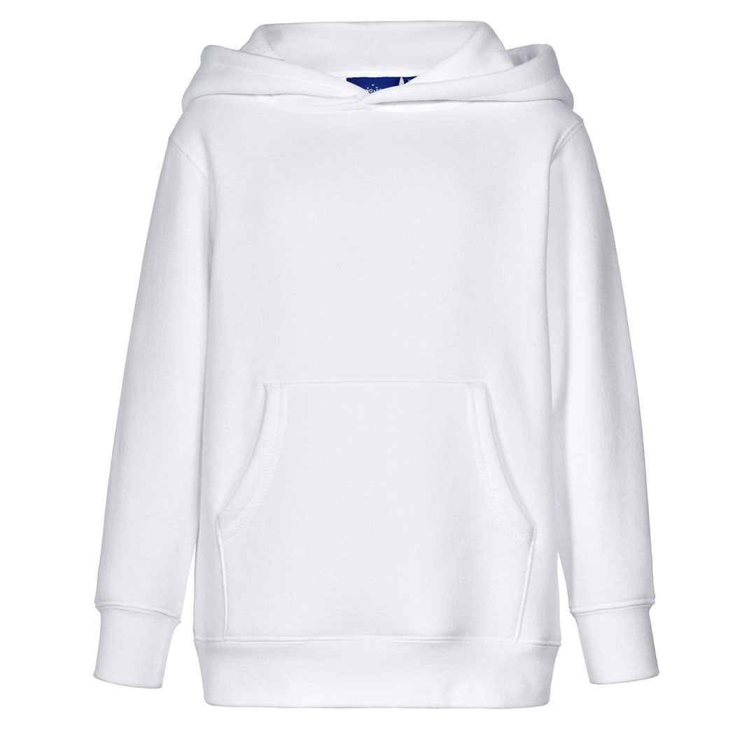 House of Uniforms The Passion Contrast Hoodie | Kids Winning Spirit White