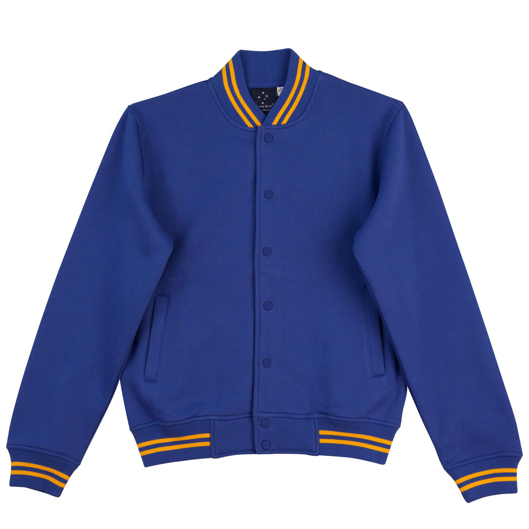 House of Uniforms The Letterman Jacket | Kids Winning Spirit Royal/Gold