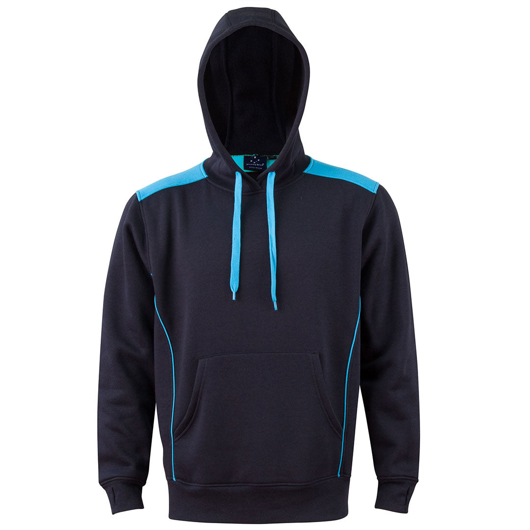 House of Uniforms The Croxton Contrast Hoodie | Adults Winning Spirit Navy/Aqua