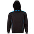 House of Uniforms The Croxton Contrast Hoodie | Kids Winning Spirit Black/Aqua