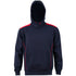 House of Uniforms The Croxton Contrast Hoodie | Kids Winning Spirit Navy/Red