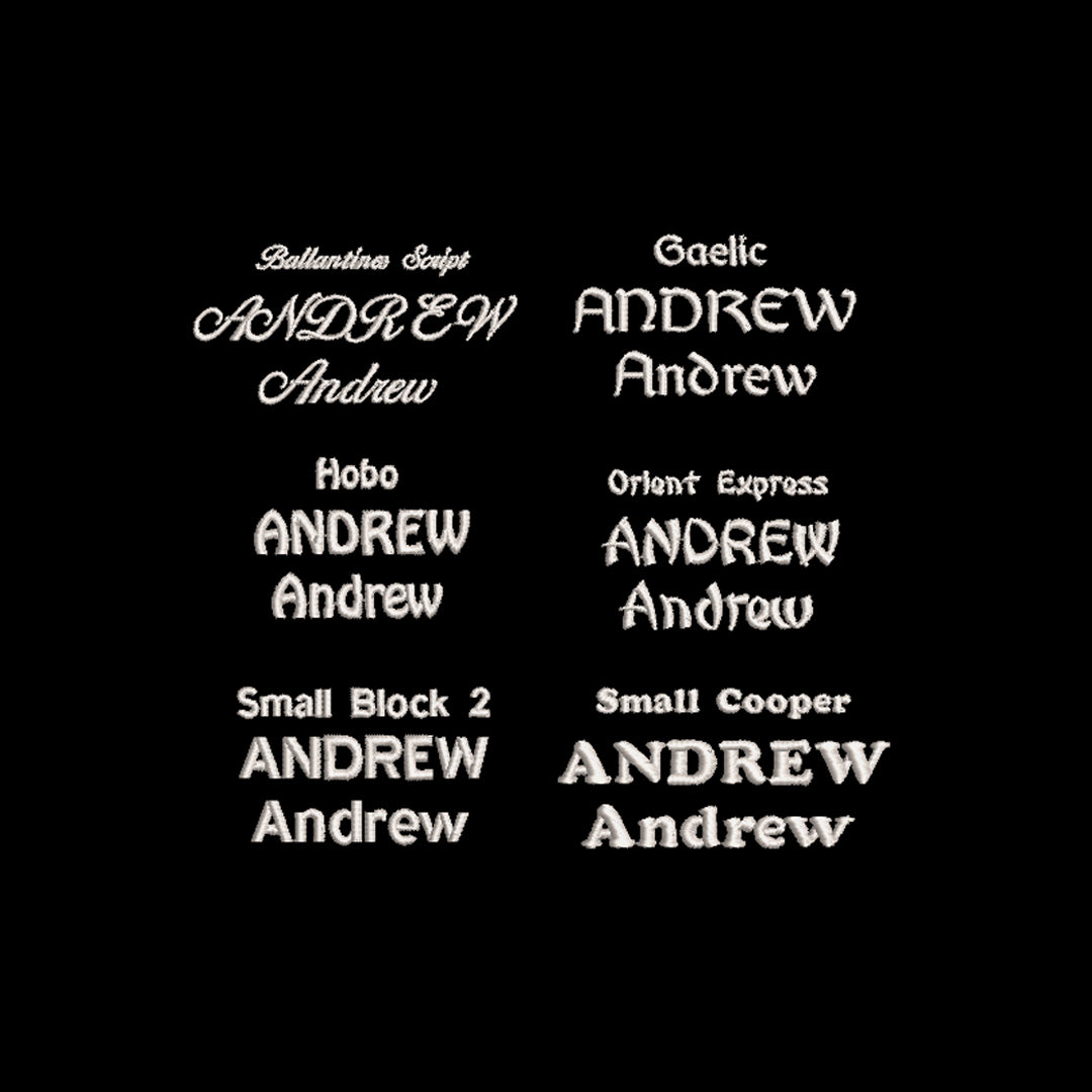 House of Uniforms Embroidery | Personal Names | Medium House of Uniforms