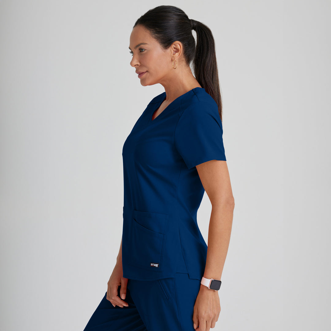 House of Uniforms The Emma Scrub Top | Ladies | Greys Anatomy Greys Anatomy by Barco