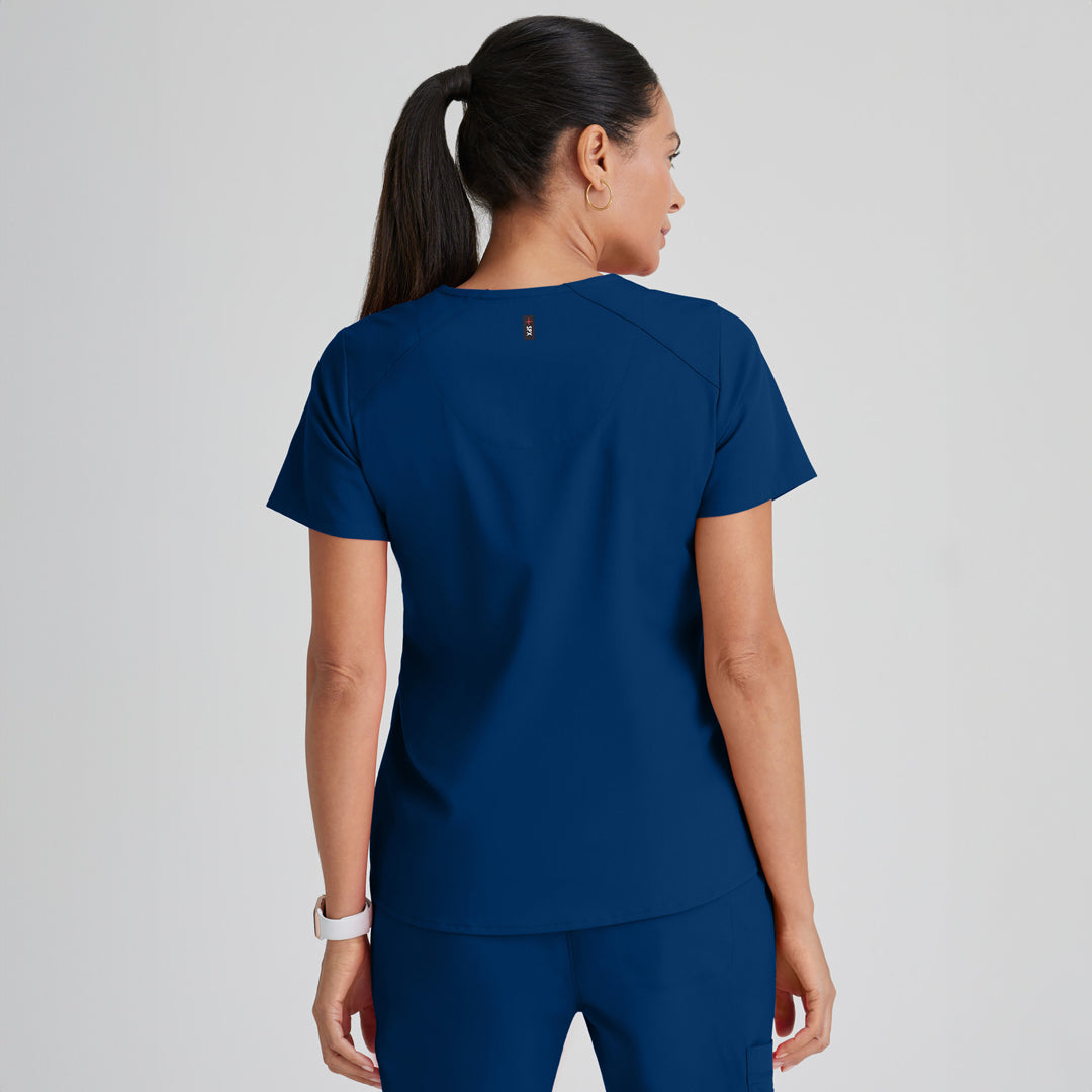 House of Uniforms The Emma Scrub Top | Ladies | Greys Anatomy Greys Anatomy by Barco 