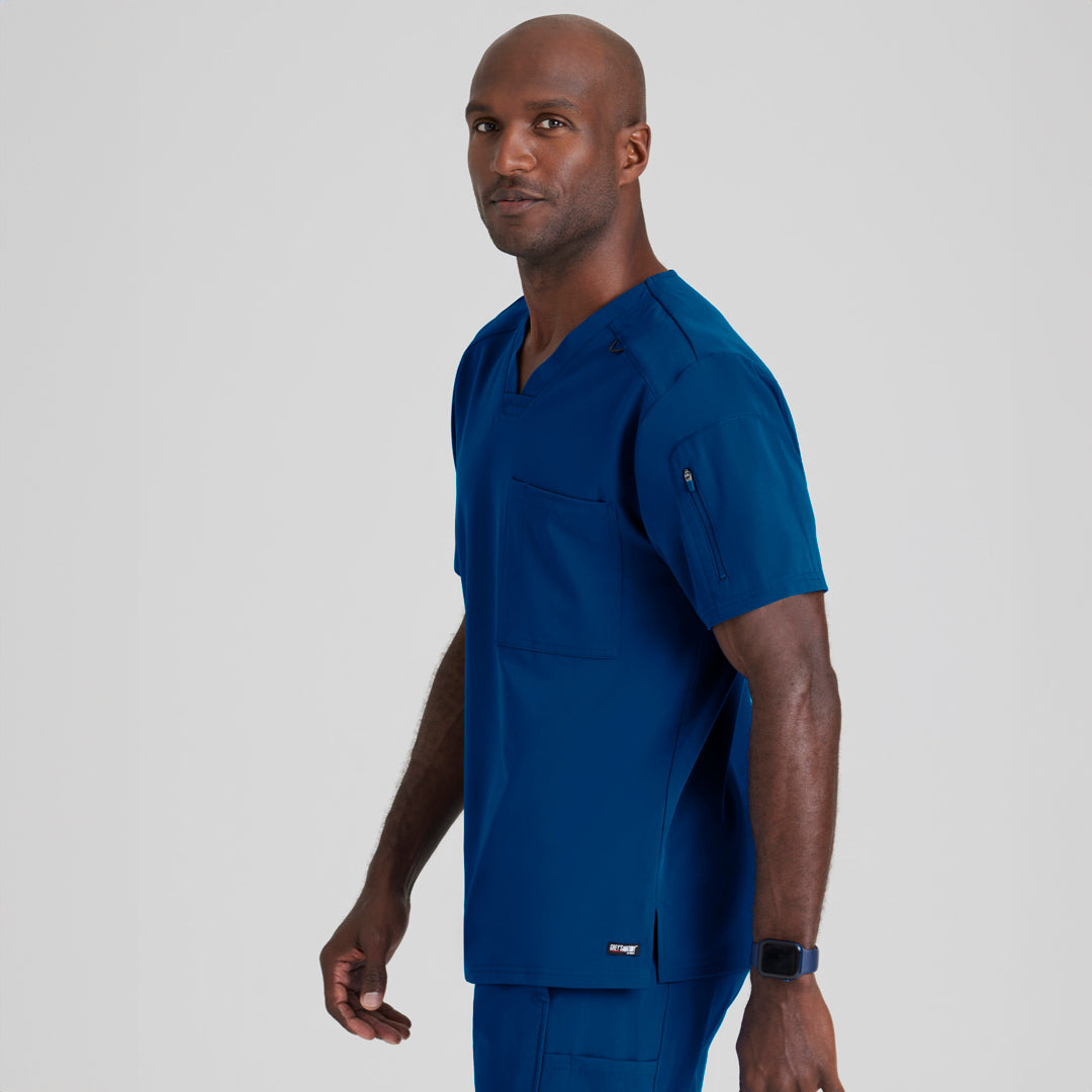 House of Uniforms The Murphy Scrub Top | Mens | Greys Anatomy Greys Anatomy by Barco 