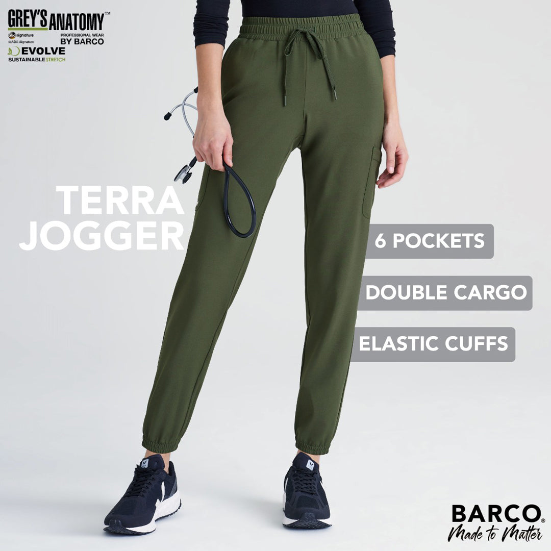 House of Uniforms The Terra Jogger | Ladies | Greys Anatomy Evolve Greys Anatomy by Barco 