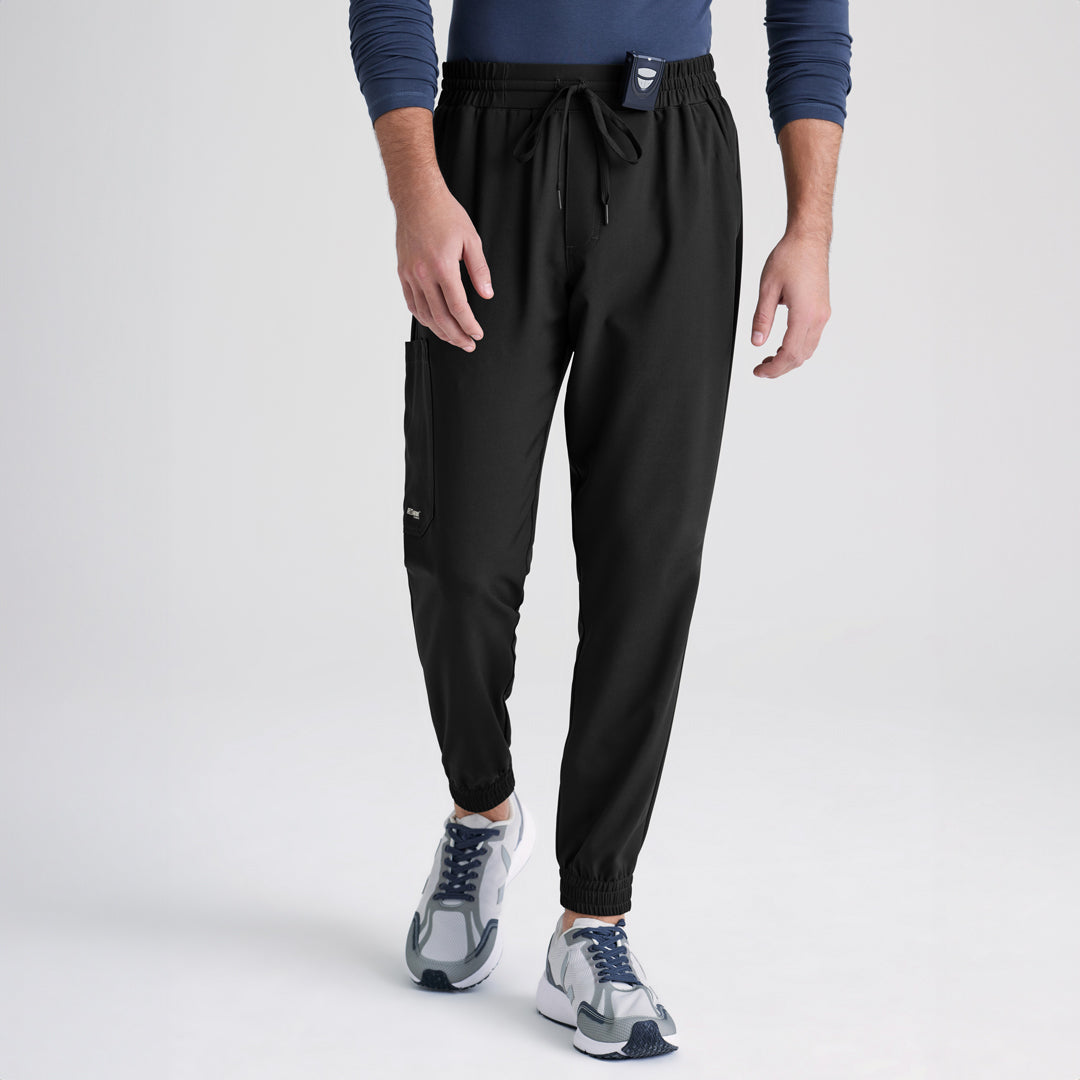 House of Uniforms The Voyager Jogger Pant | Mens | Greys Anatomy Evolve Greys Anatomy by Barco Black