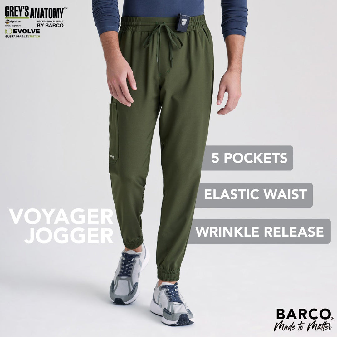 House of Uniforms The Voyager Jogger Pant | Mens | Greys Anatomy Evolve Greys Anatomy by Barco 