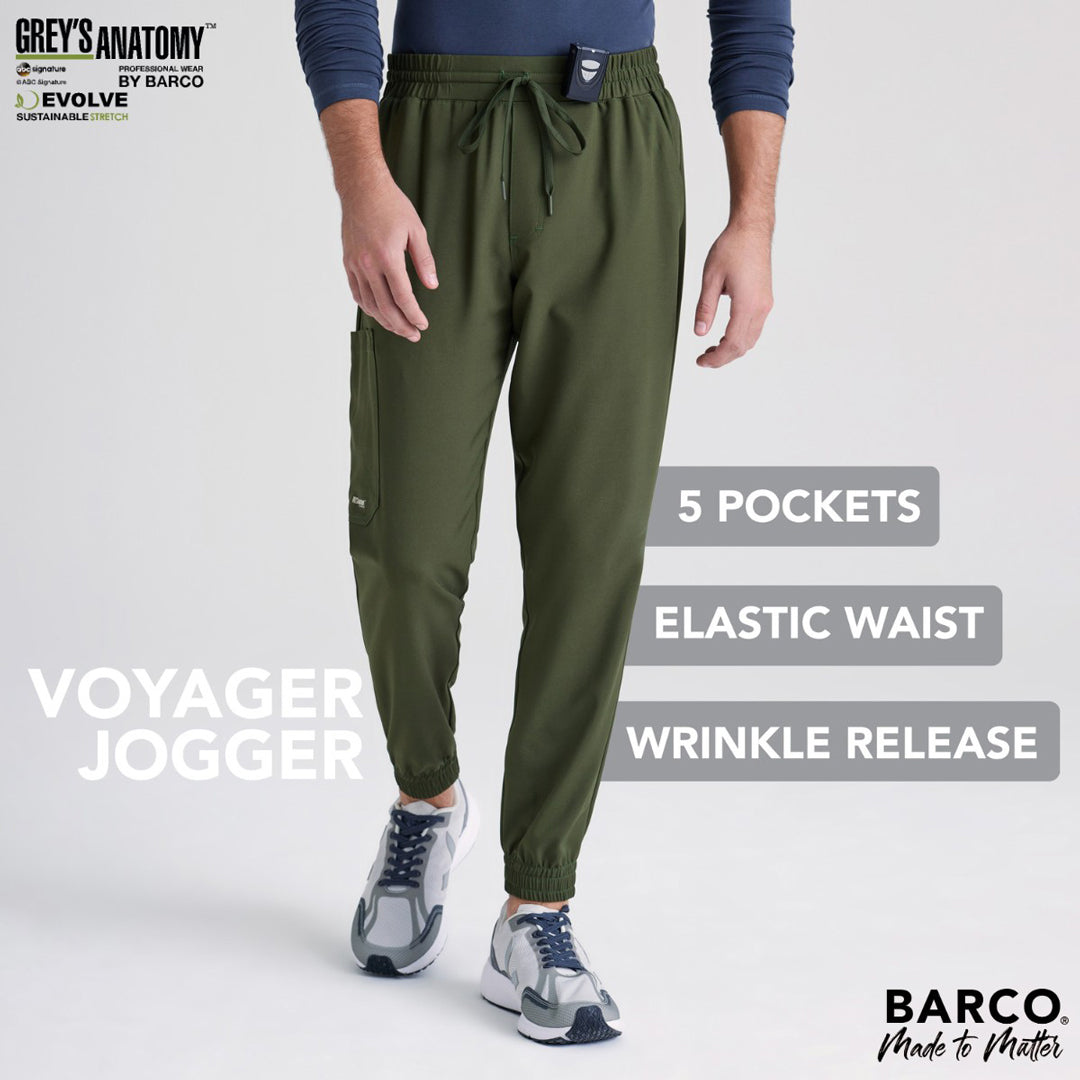 House of Uniforms The Voyager Jogger Pant | Mens | Greys Anatomy Evolve Greys Anatomy by Barco