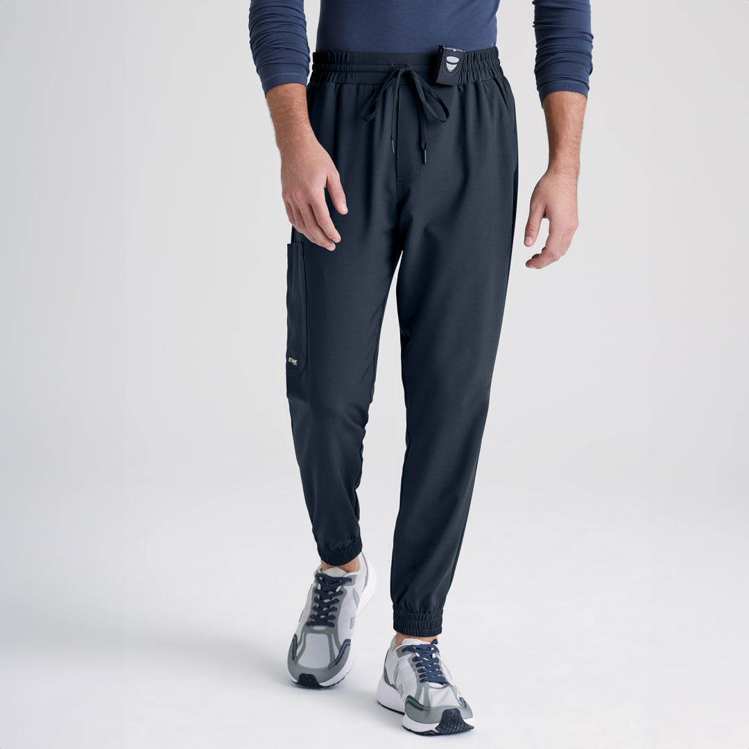 House of Uniforms The Voyager Jogger Pant | Mens | Greys Anatomy Evolve Greys Anatomy by Barco Steel