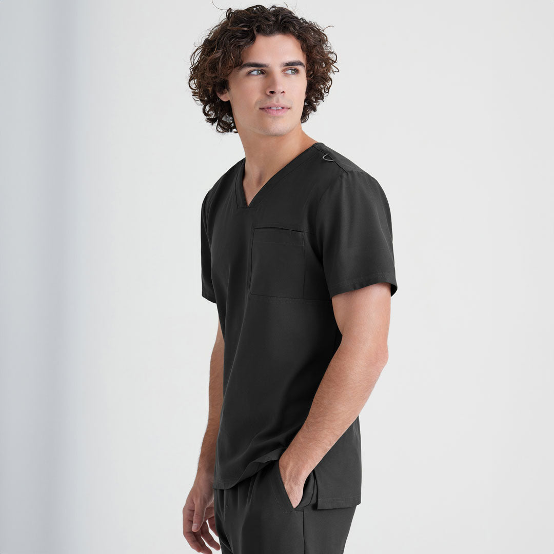 House of Uniforms The Journey Top | Mens | Greys Anatomy Evolve Greys Anatomy by Barco