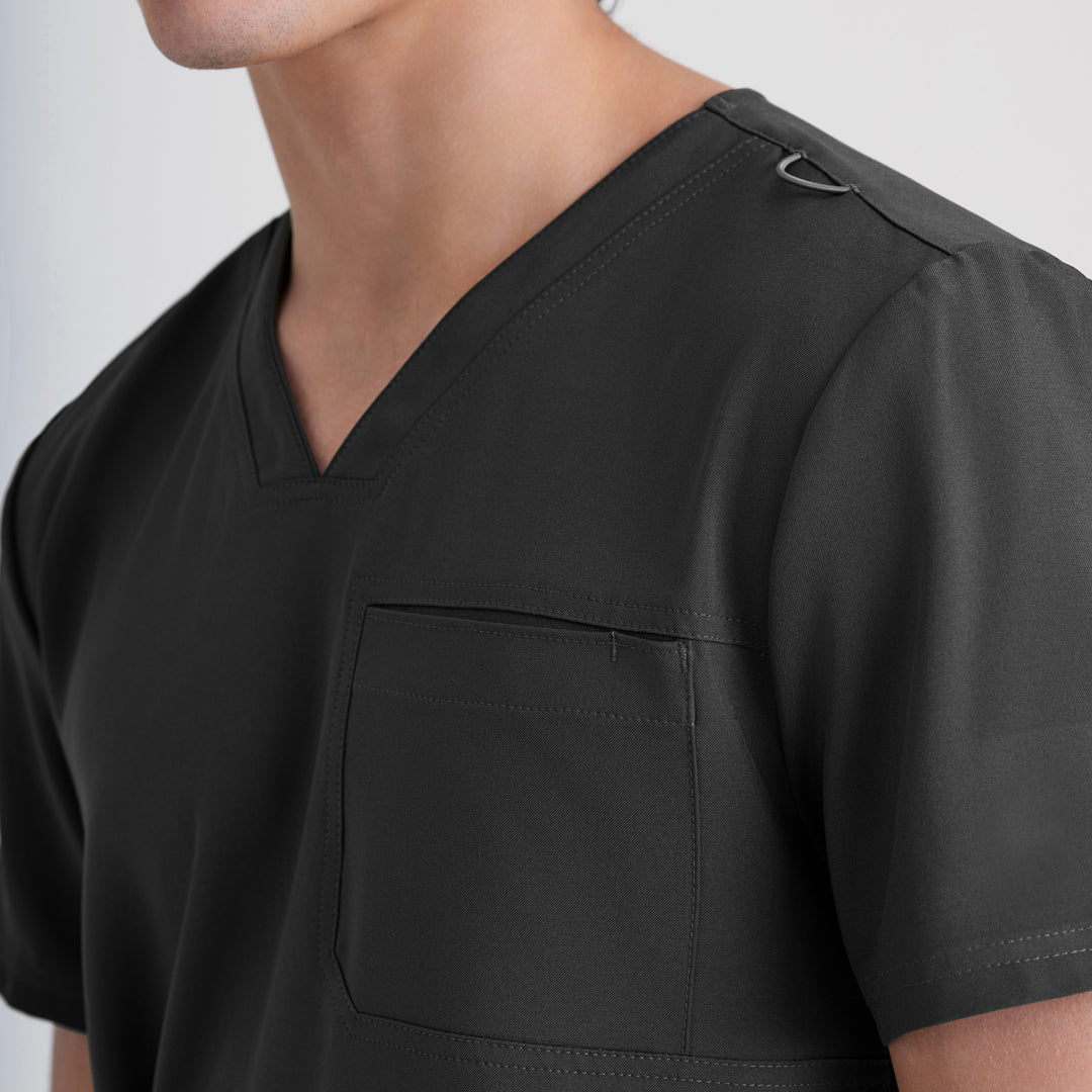 House of Uniforms The Journey Top | Mens | Greys Anatomy Evolve Greys Anatomy by Barco