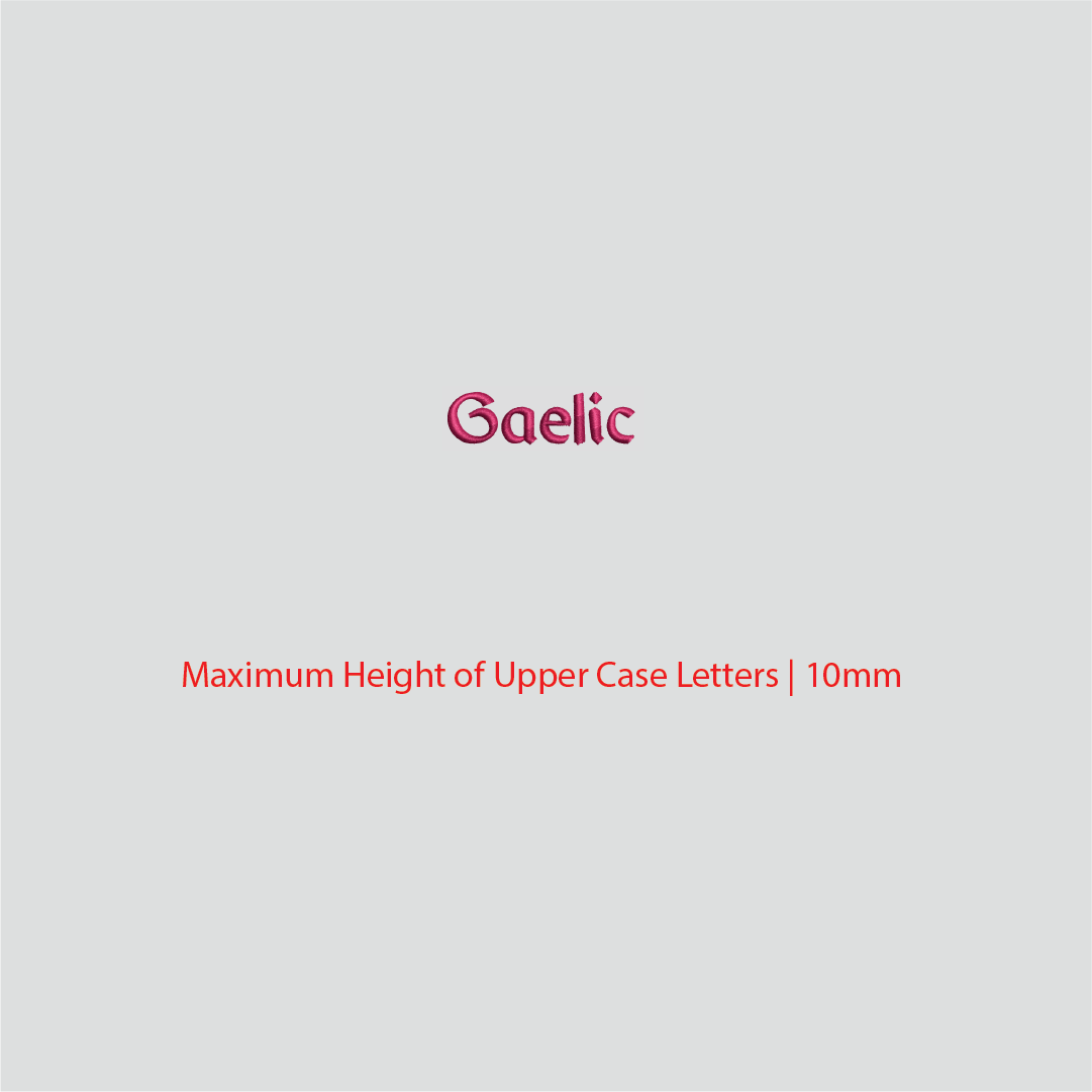 House of Uniforms Embroidery | Personal Names | Small House of Uniforms