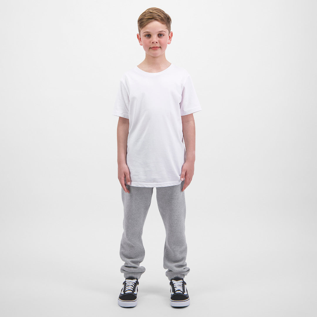 House of Uniforms The Basis Track Pant | Kids Goodmates Grey Marle