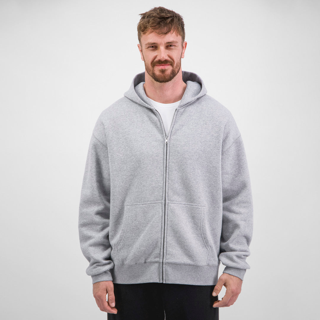 House of Uniforms The Everyday Zip Hoodie | Mens Goodmates Grey Marle
