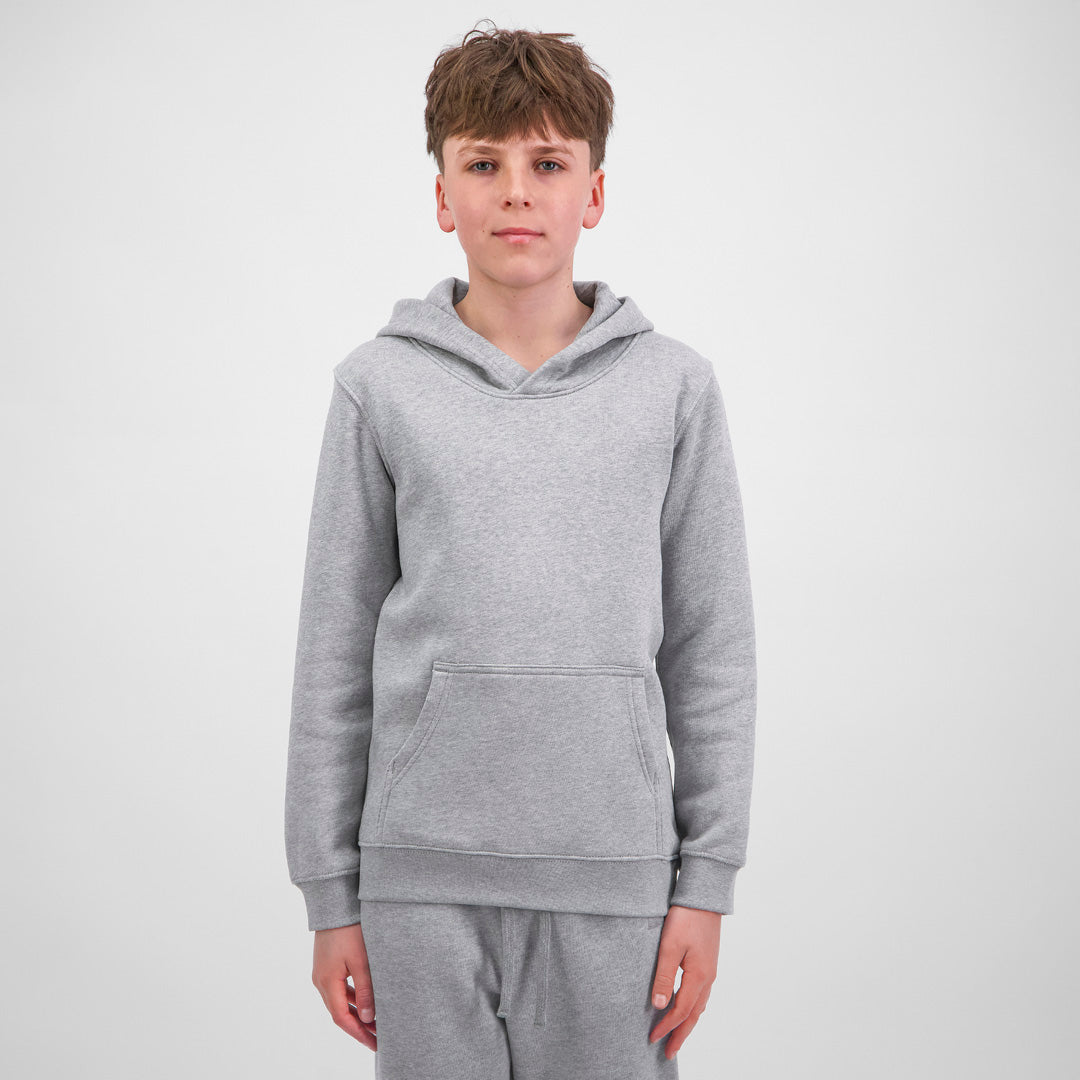House of Uniforms The Basis Hoodie | Youth Goodmates Grey Marle