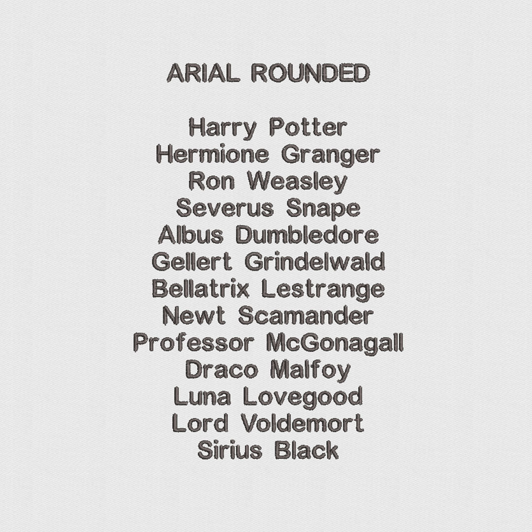 House of Uniforms Embroidery | Personal Names | Large House of Uniforms