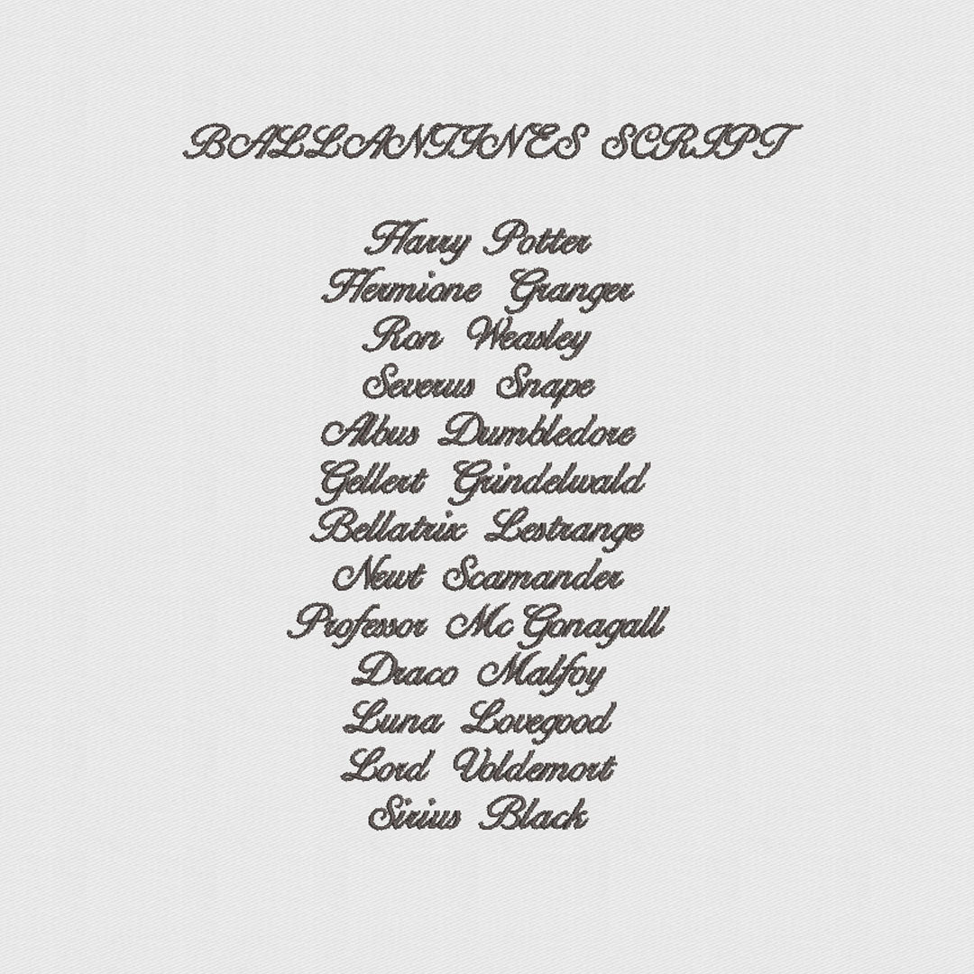 House of Uniforms Embroidery | Personal Names | Small House of Uniforms