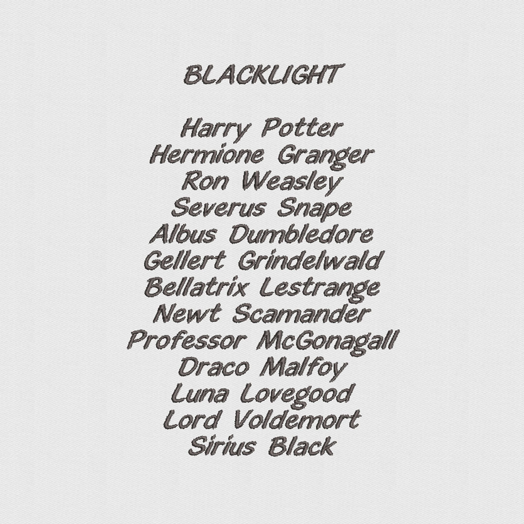 House of Uniforms Embroidery | Personal Names | Small House of Uniforms