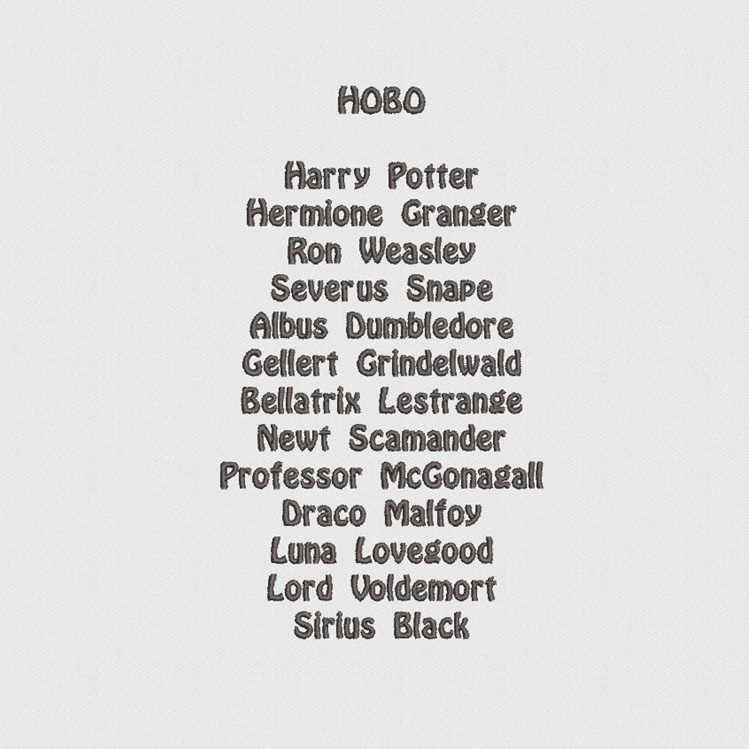 House of Uniforms Embroidery | Personal Names | Medium House of Uniforms