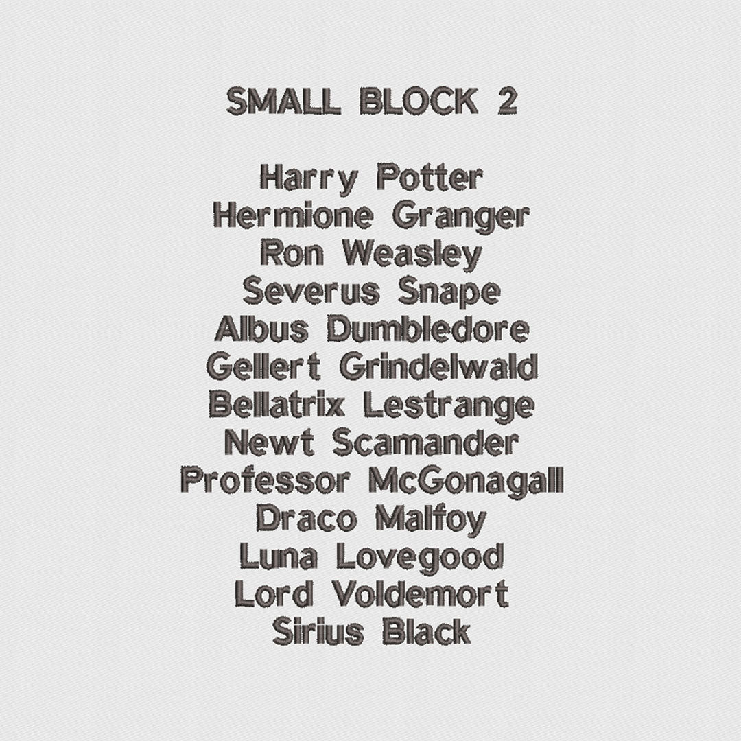 House of Uniforms Embroidery | Personal Names | Medium House of Uniforms