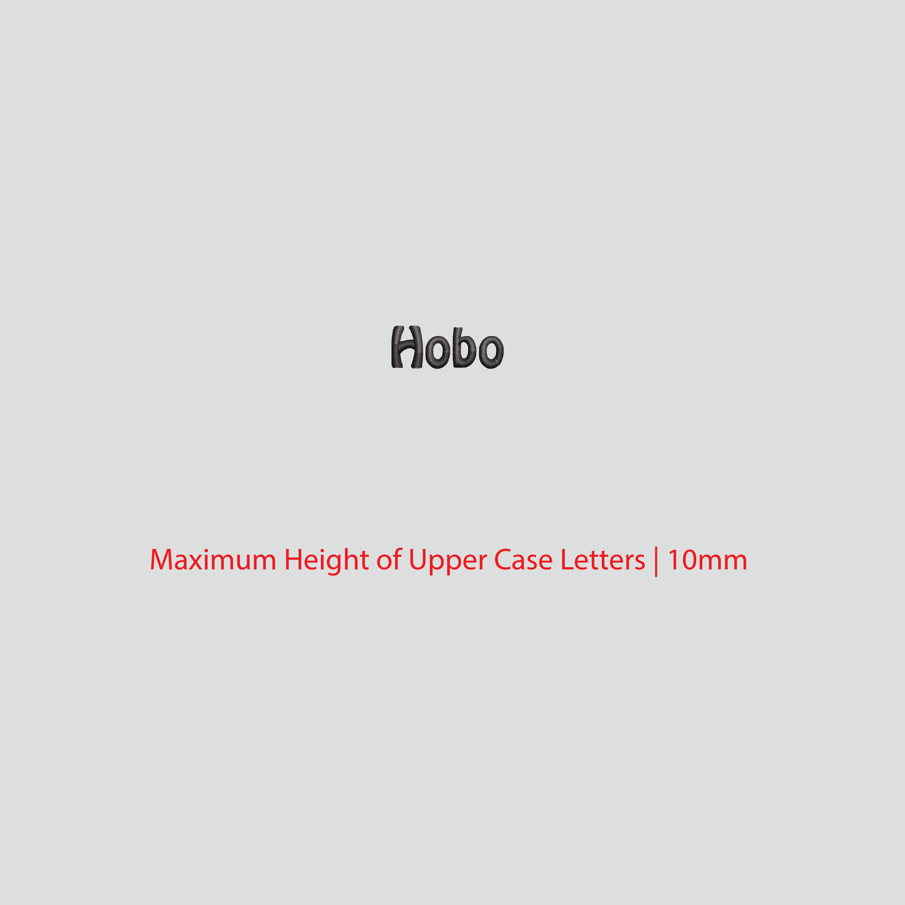 House of Uniforms Embroidery | Personal Names | Small House of Uniforms Hobo