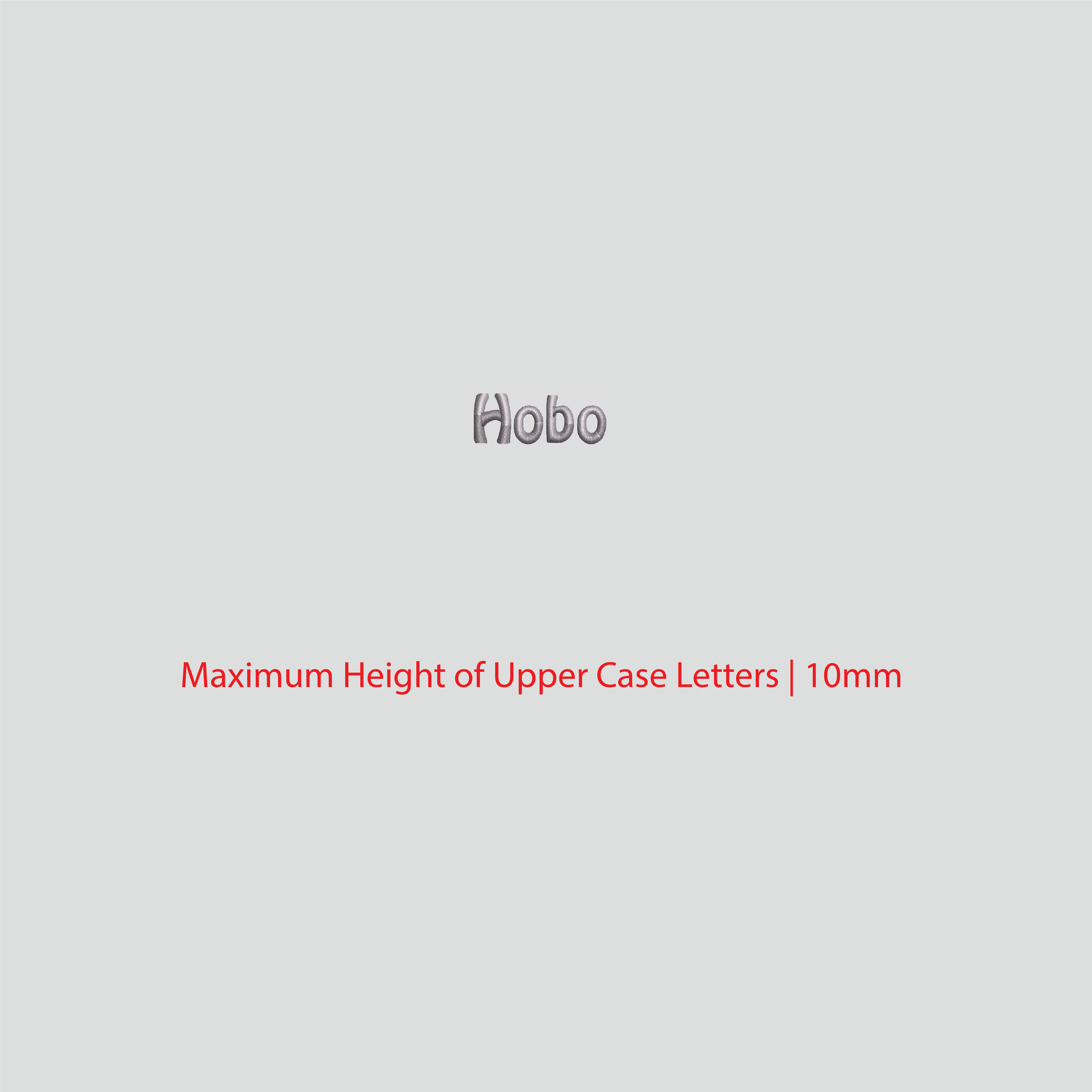 House of Uniforms Embroidery | Personal Names | Small House of Uniforms Hobo
