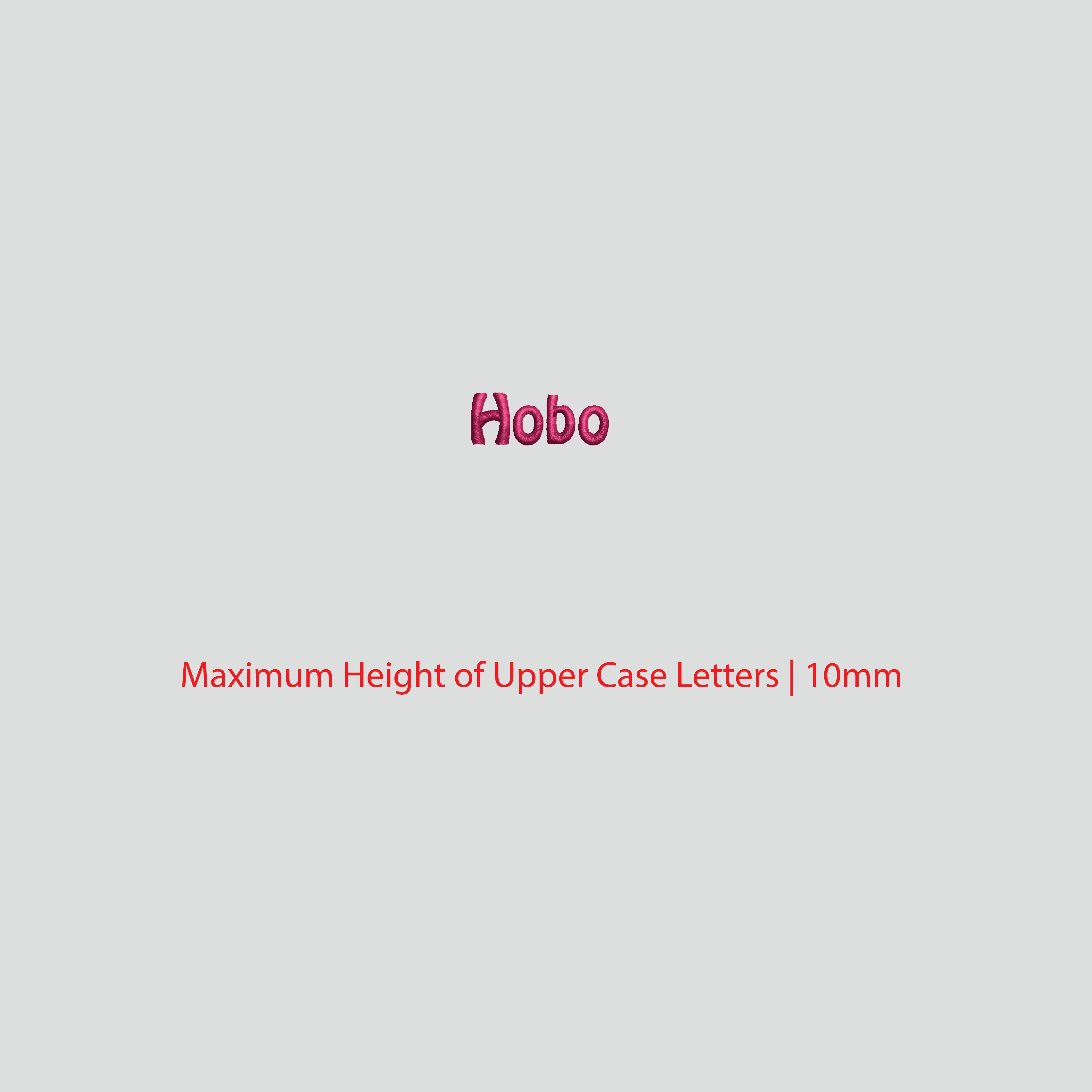 House of Uniforms Embroidery | Personal Names | Small House of Uniforms Hobo
