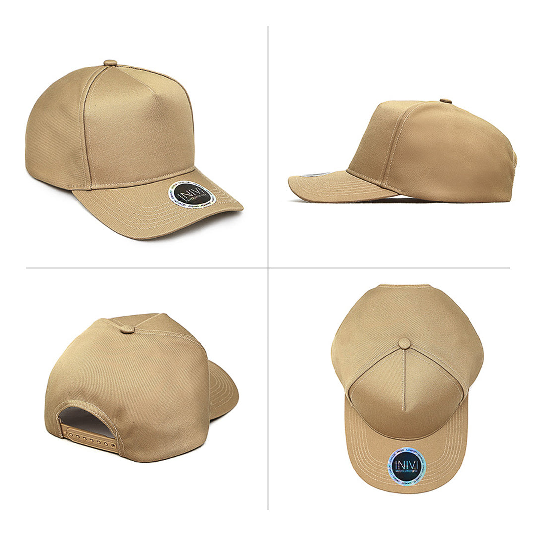 House of Uniforms The Polyester Cotton Snap Back Cap | Adults Inivi