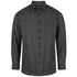 House of Uniforms The Barrett Shirt | Mens | Long Sleeve Identitee Charcoal/Black Check
