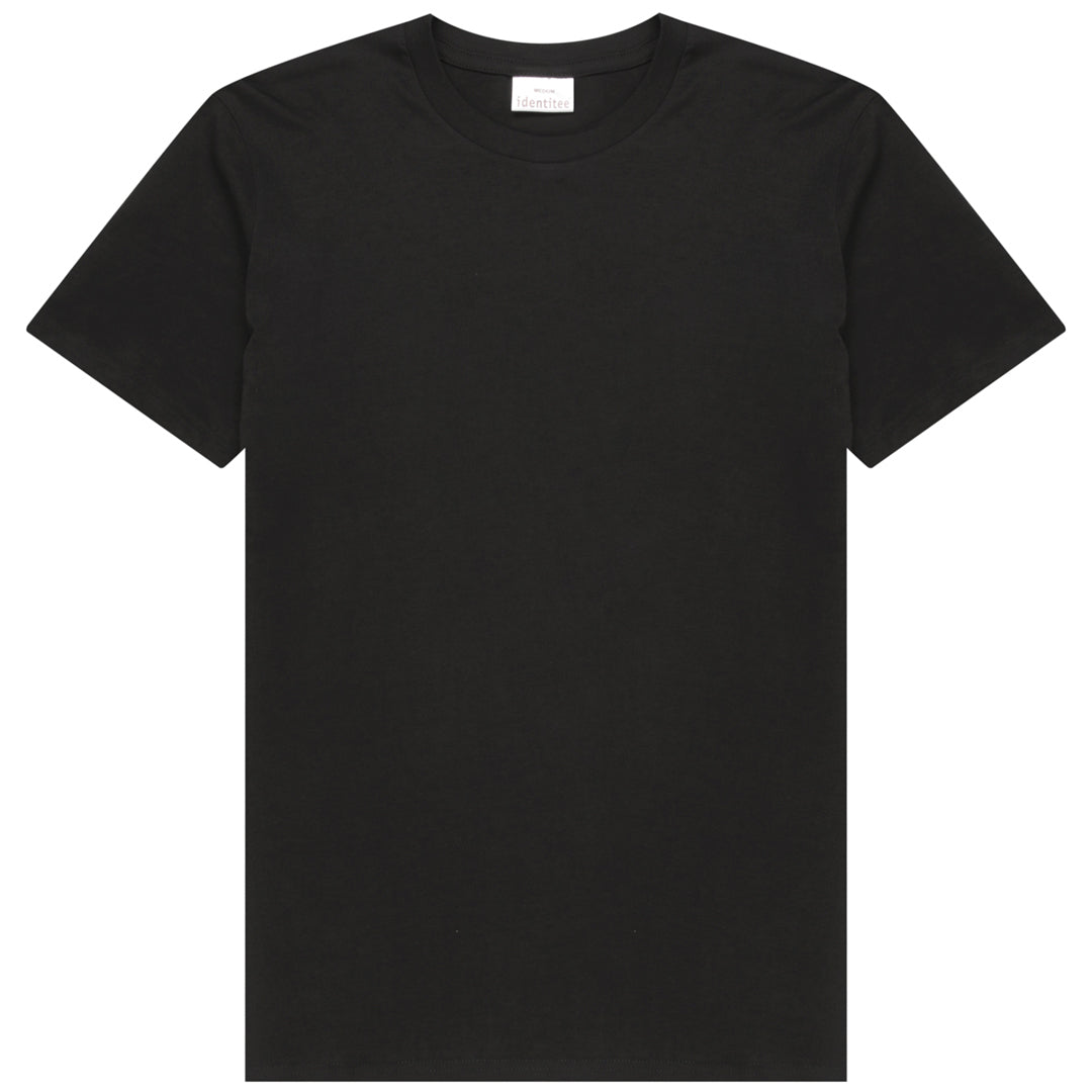 House of Uniforms The Benny Tee | Mens Identitee Black