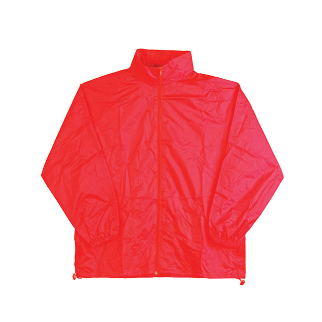House of Uniforms The Rainforest Spray Jacket | Adults Winning Spirit Red