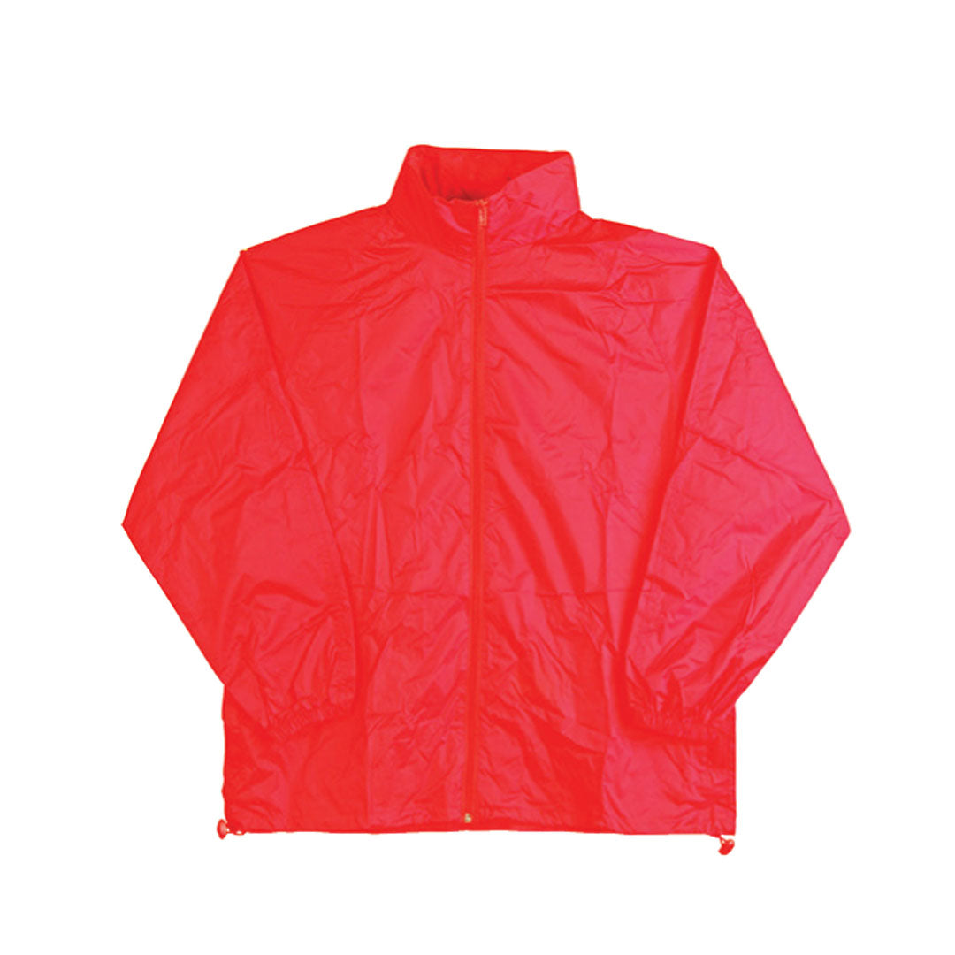 House of Uniforms The Rainforest Spray Jacket | Kids Winning Spirit Red