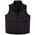House of Uniforms The Nylon Ripstop Padded Vest | Mens Winning Spirit Black
