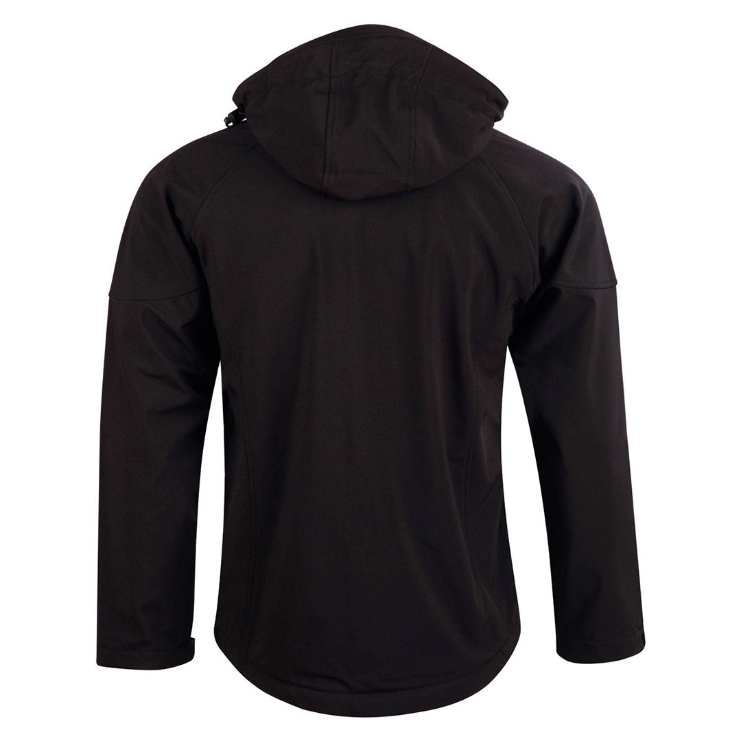 House of Uniforms The Aspen Softshell Hooded Jacket | Mens Winning Spirit