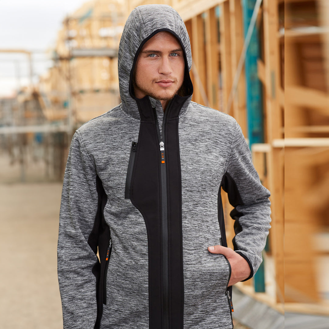 House of Uniforms The Laminated Functional Knit Hoodie | Adults Winning Spirit