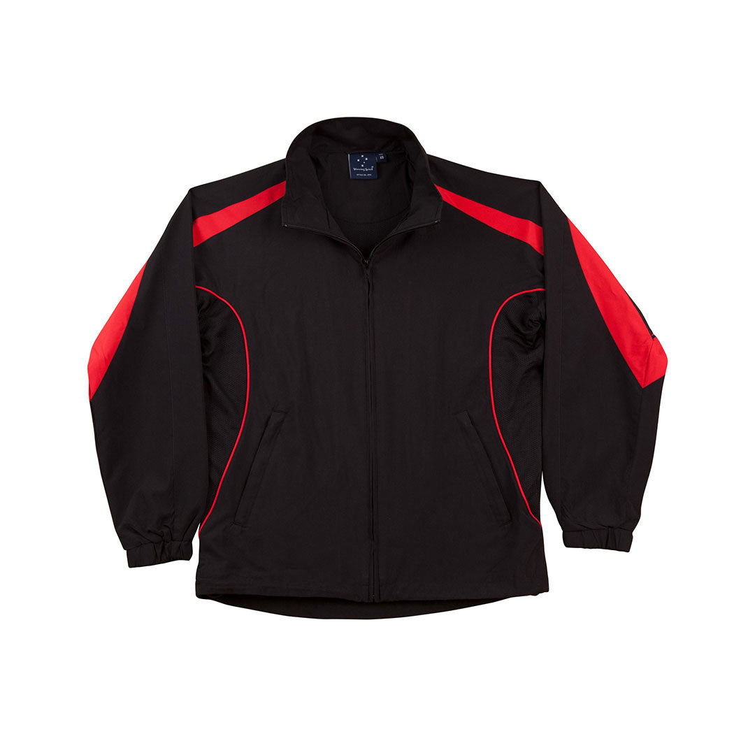 House of Uniforms The Legend Jacket | Kids Winning Spirit Black/Red