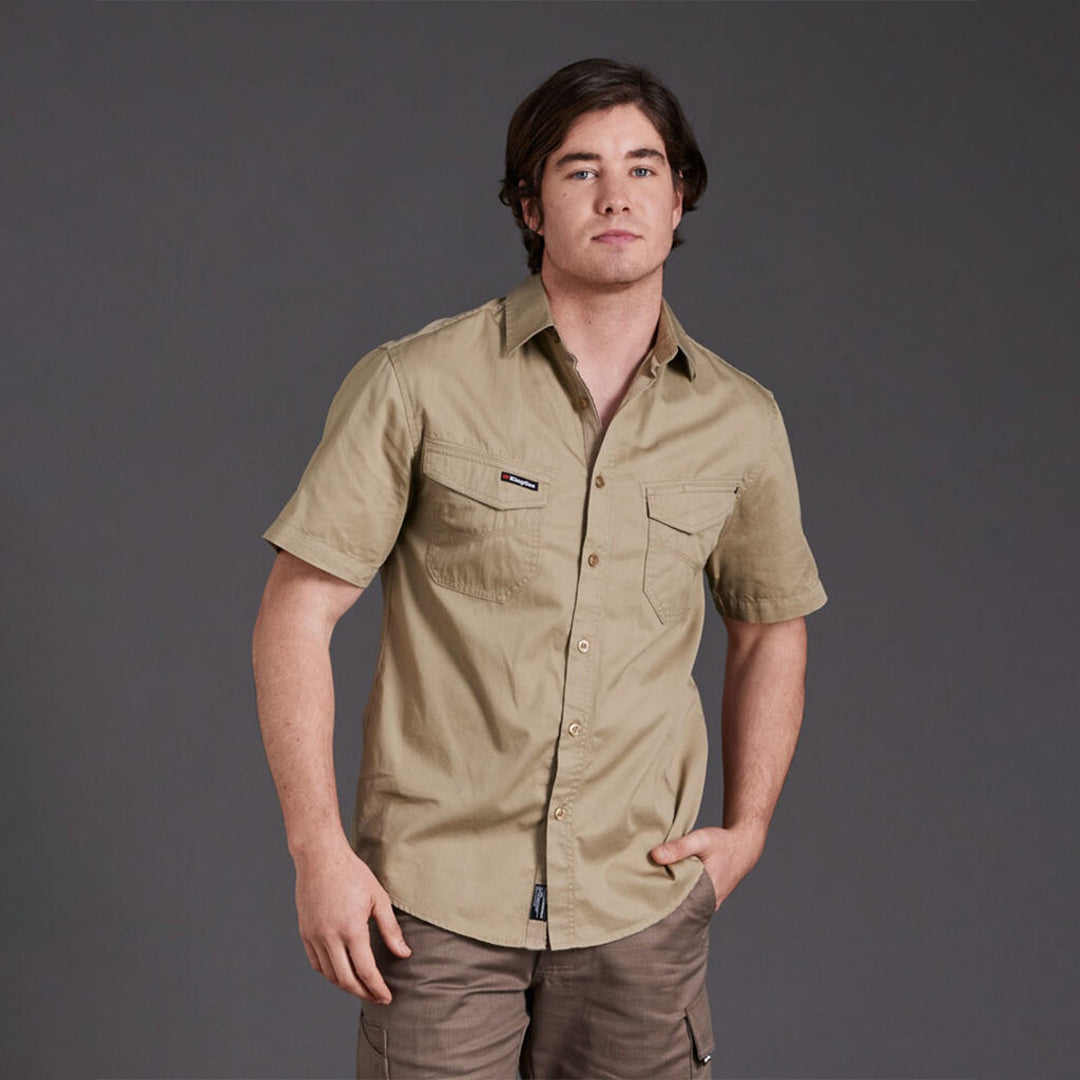 House of Uniforms The Work Cool 2 Shirt | Mens | Short Sleeve KingGee