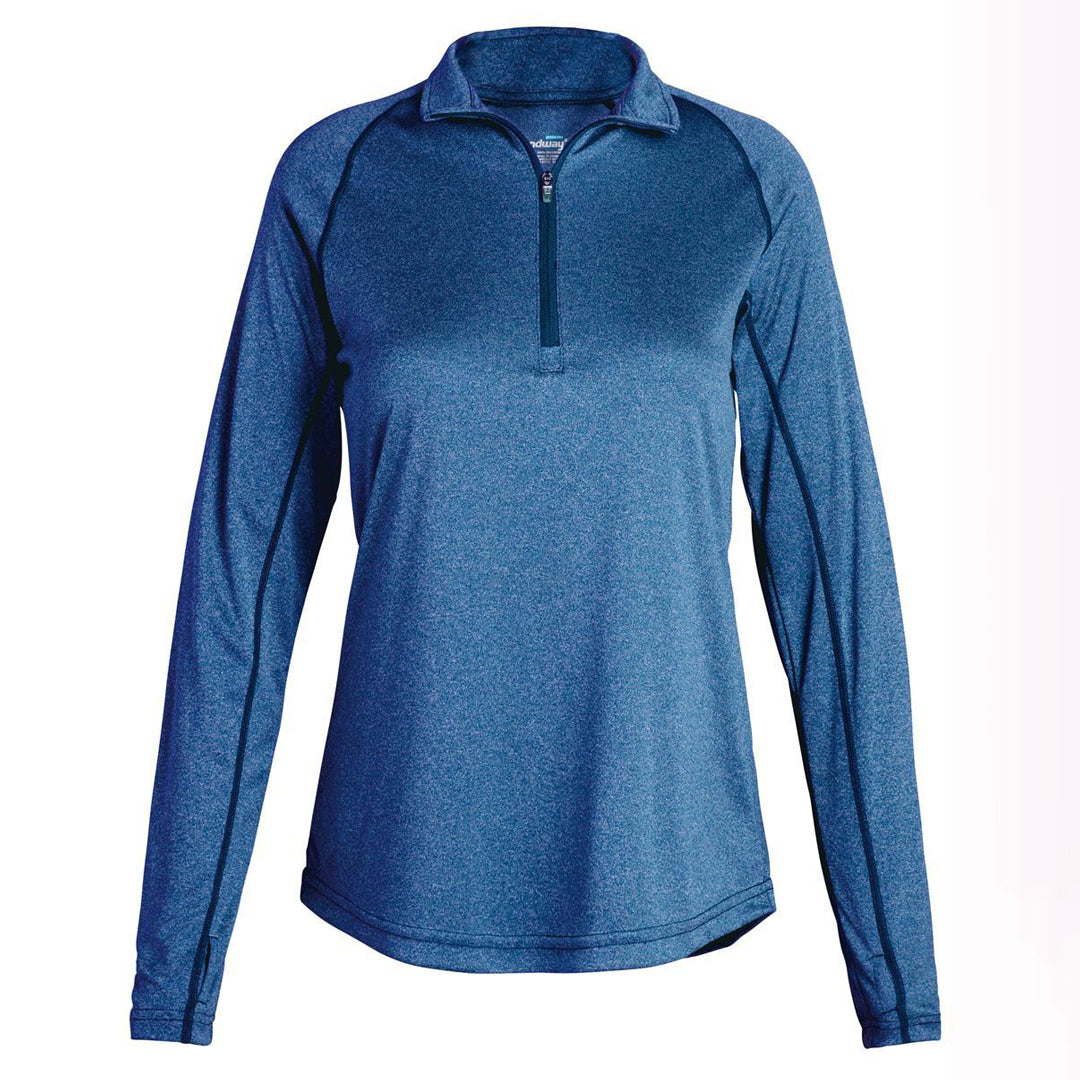 House of Uniforms The Apex Base Layer | Ladies Identitee Mid Heather Blue