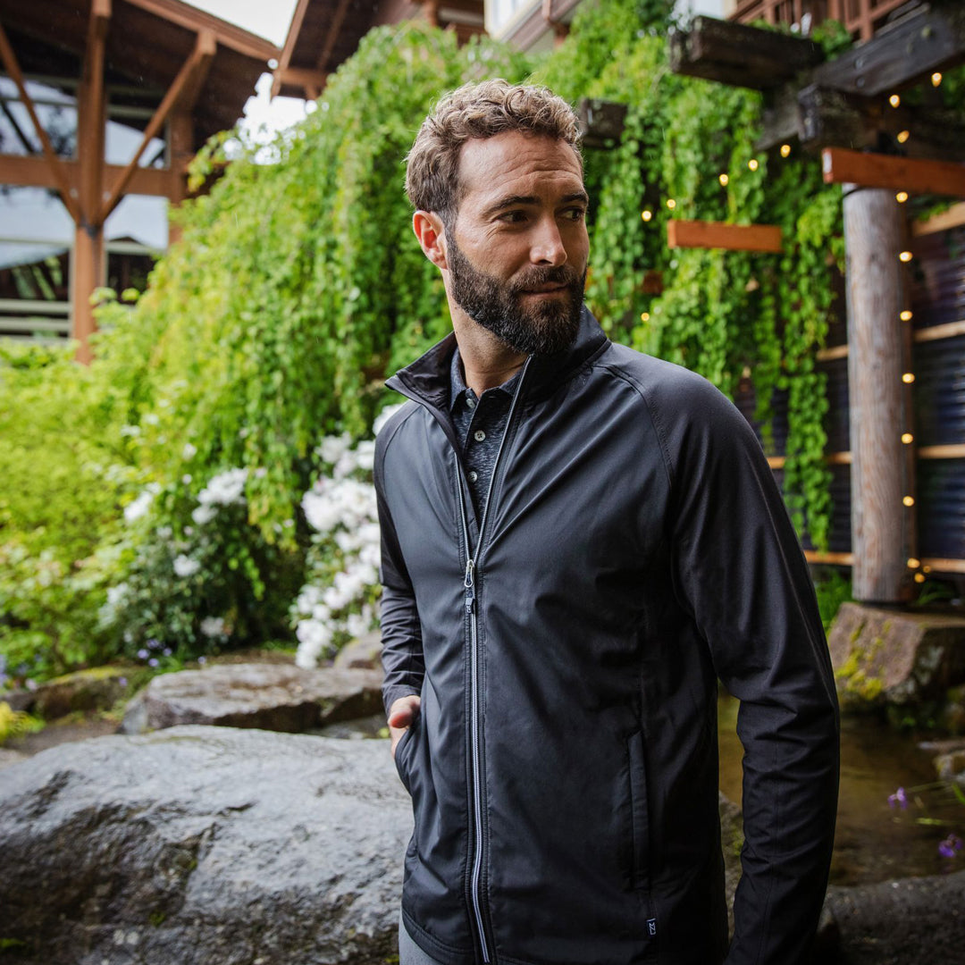 House of Uniforms The Adapt Full Zip Top | Mens Cutter and Buck