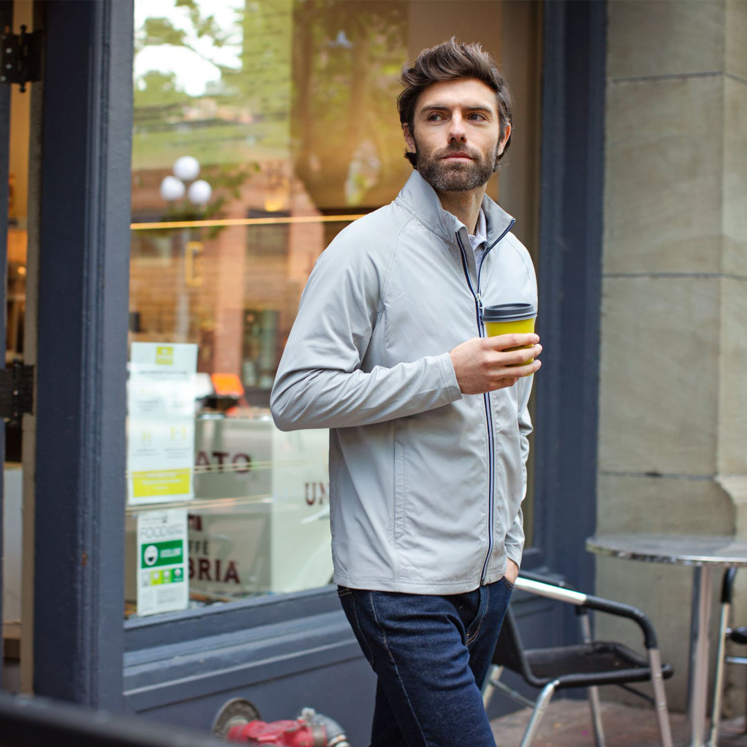 House of Uniforms The Adapt Full Zip Top | Mens Cutter and Buck