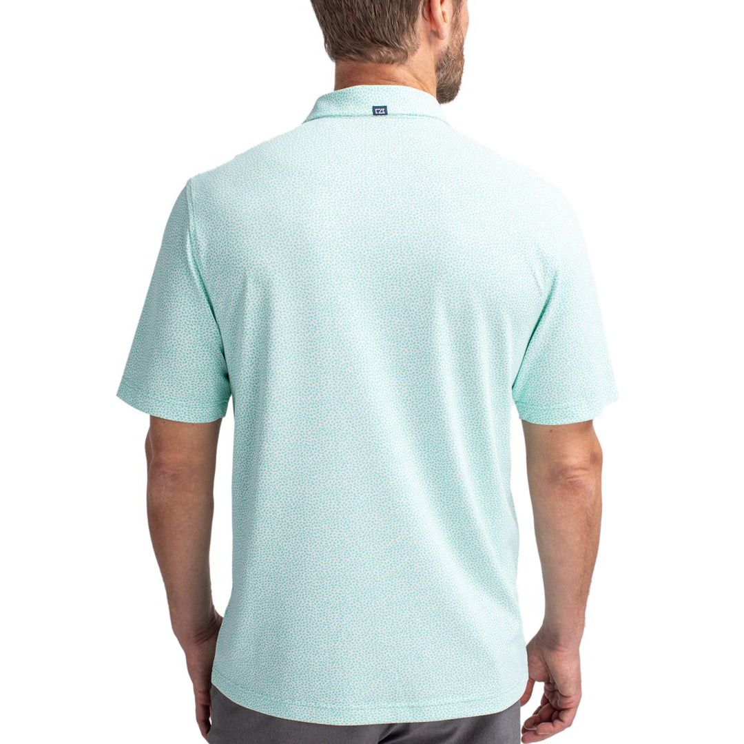 House of Uniforms The Virtue Botanical Print Polo | Mens Cutter and Buck