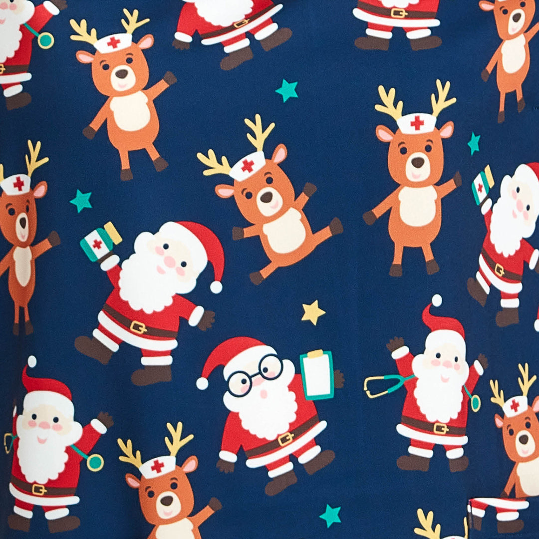 House of Uniforms The Christmas Scrub Top | Mens Biz Care