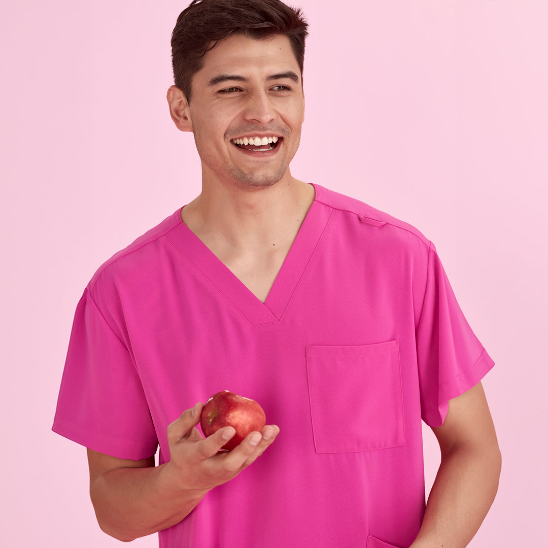 House of Uniforms The Pink Scrub Top | Unisex Biz Care