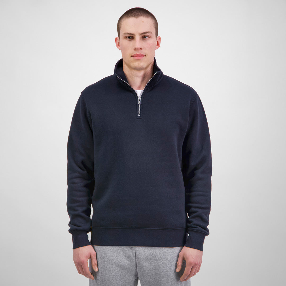 House of Uniforms The Everyday 1/4 Zip Jumper | Mens Goodmates Navy