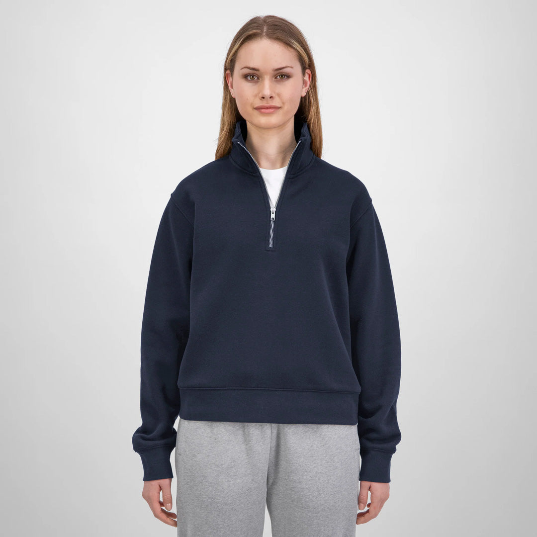 House of Uniforms The Everyday 1/4 Zip Jumper | Ladies Goodmates Navy