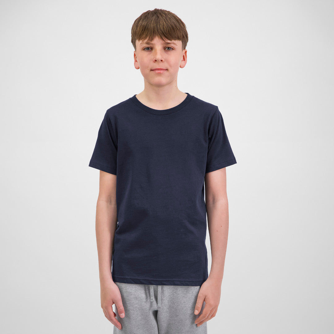 House of Uniforms The Basis Tee | Short Sleeve | Youth Goodmates Navy