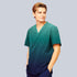 House of Uniforms The Ombre Scrub Top | Mens Scrubness