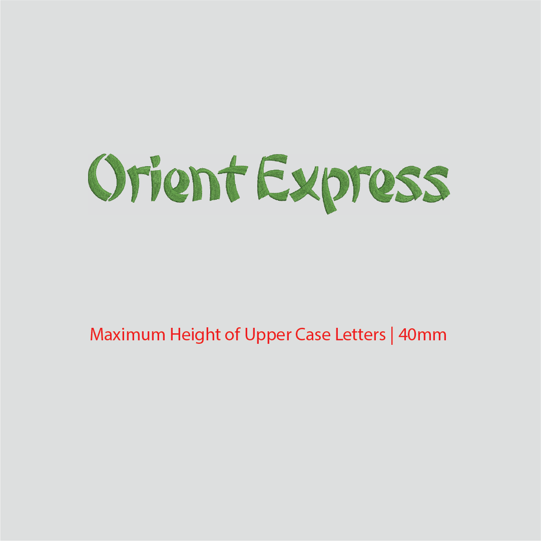House of Uniforms Embroidery | Personal Names | Medium House of Uniforms Orient Express