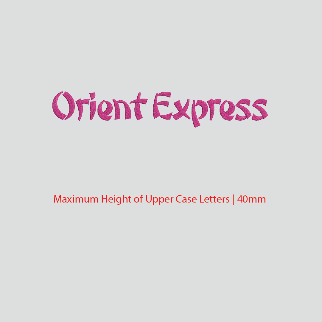 House of Uniforms Embroidery | Personal Names | Medium House of Uniforms Orient Express